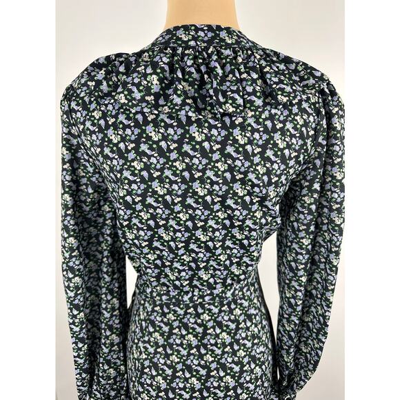 NWT English Factory Size XS Floral Wrapped Mini Dress Ruffles Feminine - Picture 8 of 16